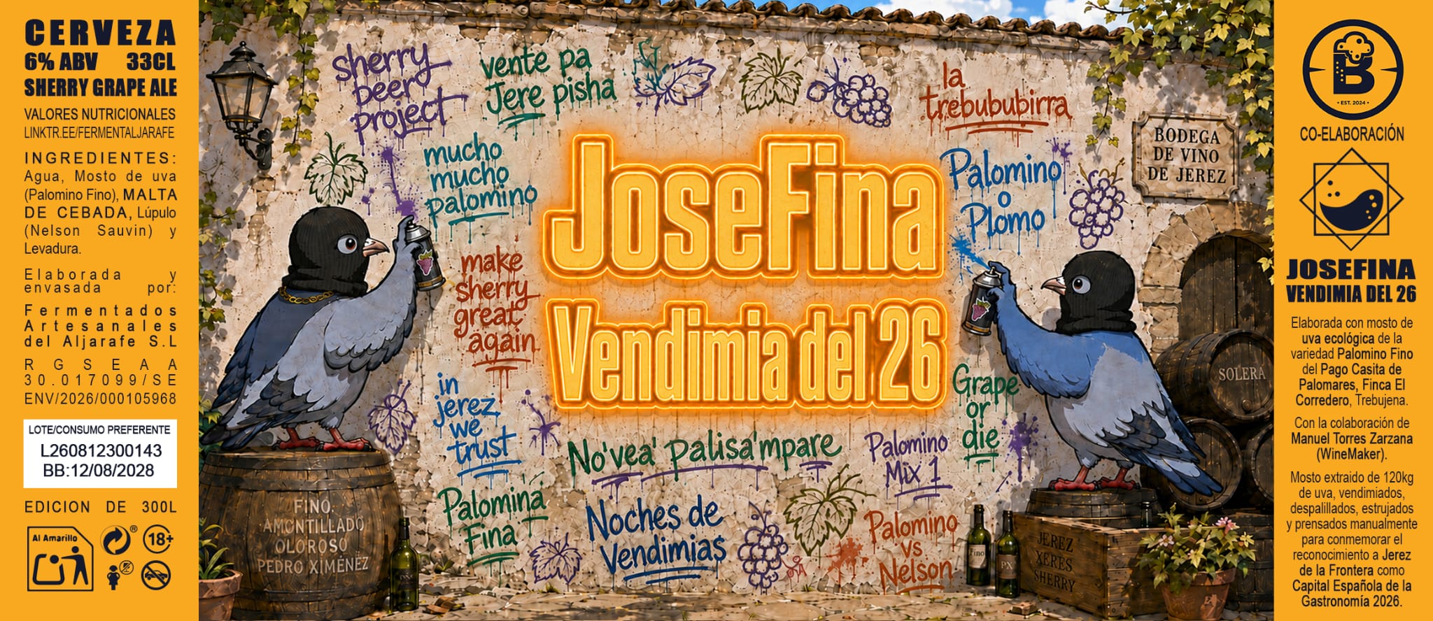 JoseFina · Vendimia del 26 — Sherry Grape Ale