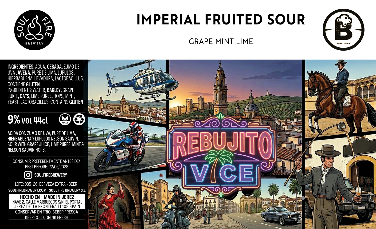 Rebujito Vice — Imperial Fruited Sour · Grape Mint Lime